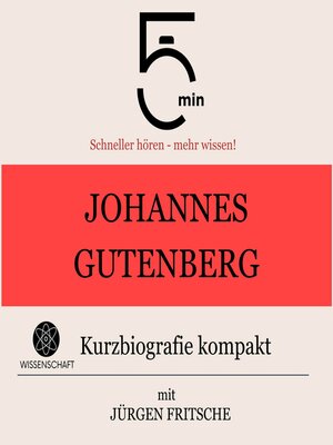 cover image of Johannes Gutenberg